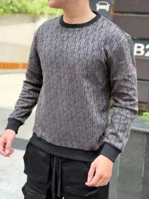 Dior Full Monogram Sweatshirt Black