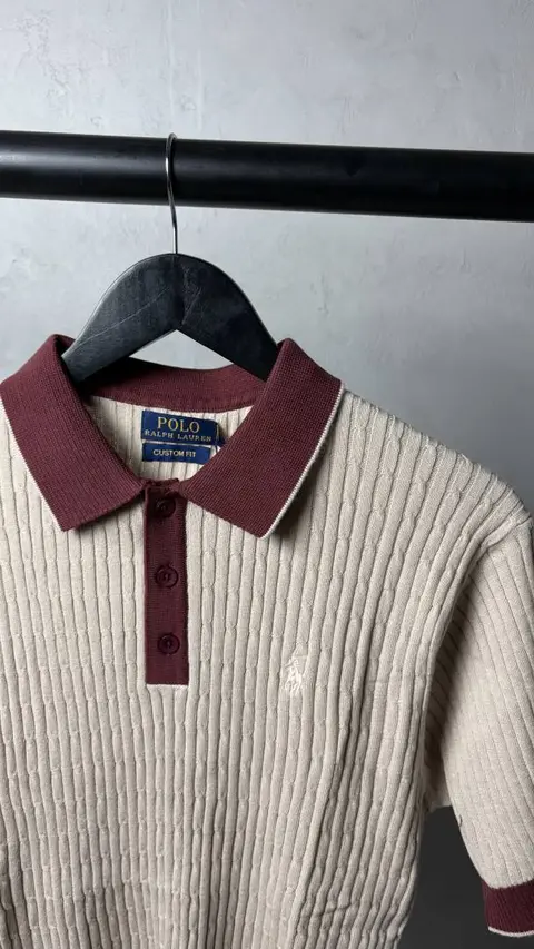 Ralph Lauren Premium Knit Polo T-Shirt 1416