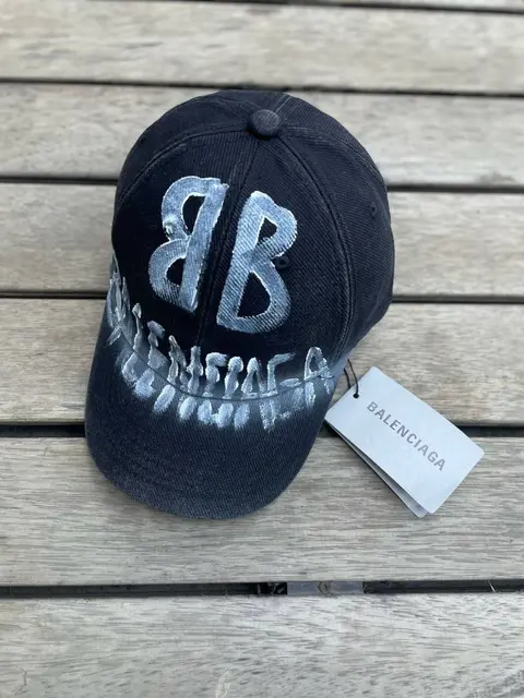 Balenciaga Black Street Graffiti Premium Unisex Cap With Safety Box