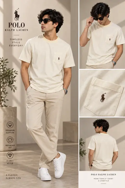 Ralph Laure-n RL Premium Round Neck T-Shirt 2610