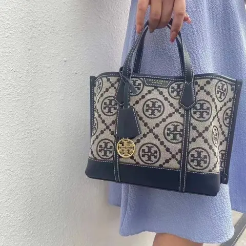 Tori Burch Mini Jacquard Tote With OriginalDustCover