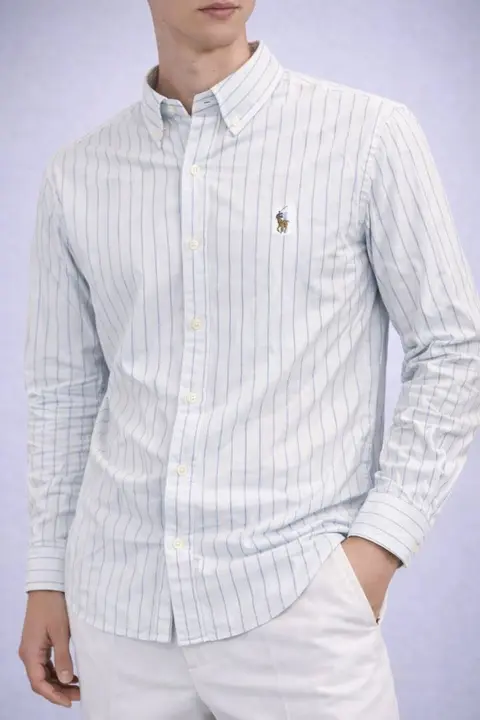 lauren lining shirt white