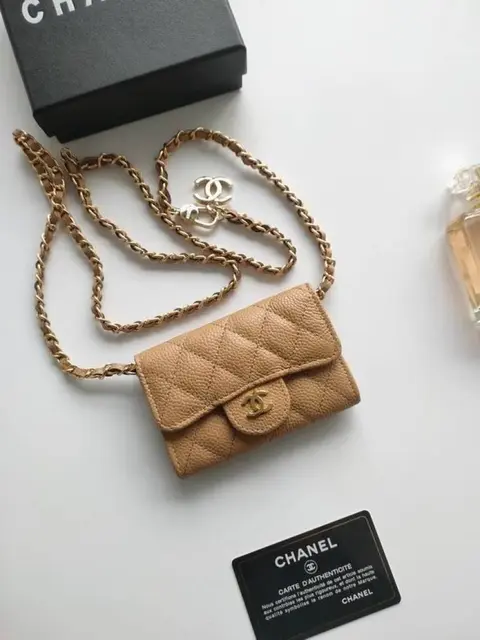 Chanel 04 Mini ChainWallet With OriginalBox DustCover Super Premium