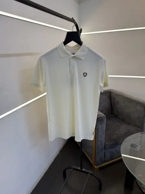 Burberry cream turkish imported knitted polo