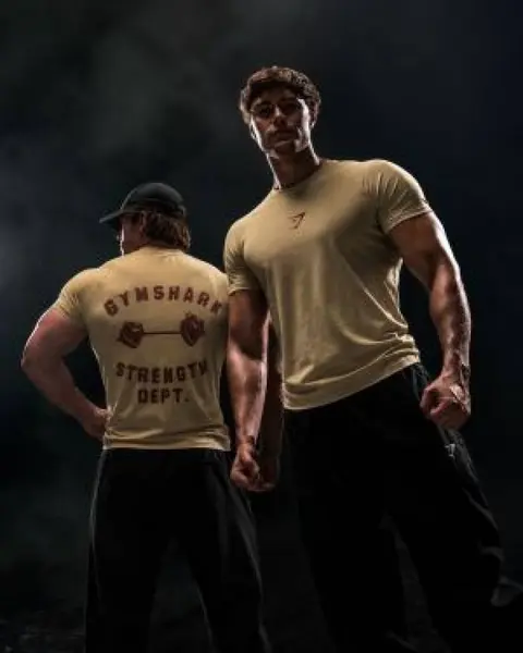 Gymshark Round Neck T-shirt Beige