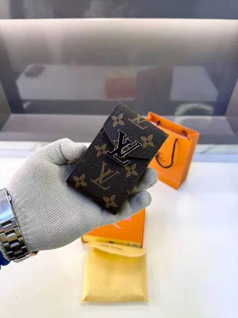 Lv Loui Brown Card Holder Fa 1161