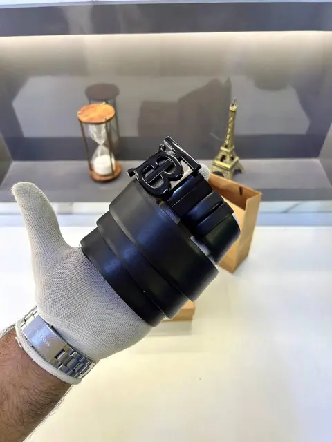 Burberry Full Black Reversable Belt Fa 675