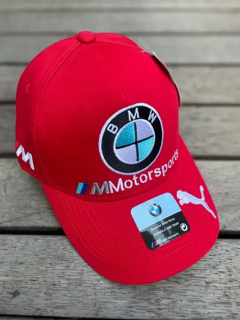 Bmw Motorsports Premium Red Unisex Cap (With Safety Box) 916