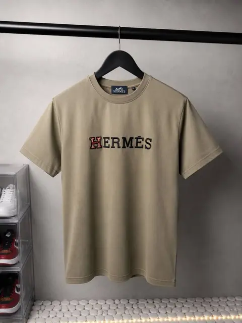 Hermes Signature Logo Premium T-Shirt 1384