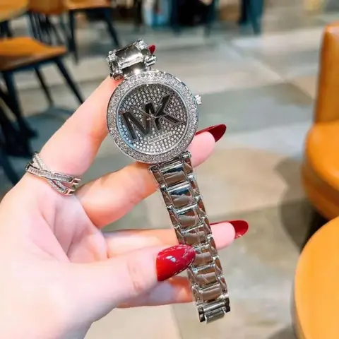 Michael Kors Parker Pave Silver
