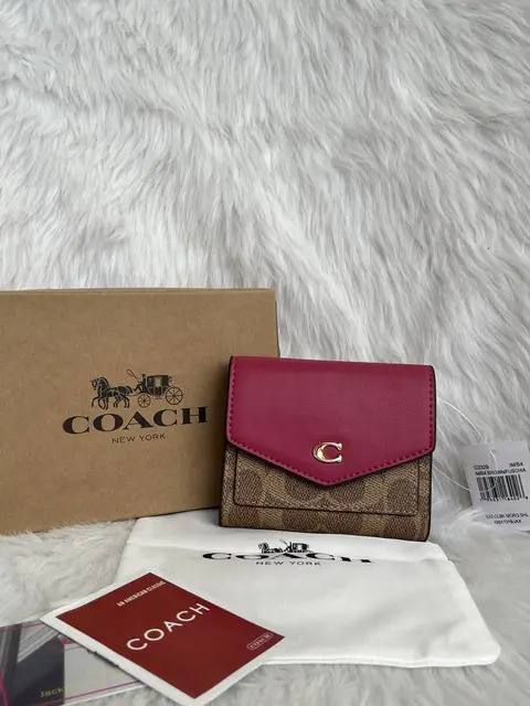 Coach 7-3-7-1 Premium Flap Wallet With OriginalBox DustCover Highend Coded