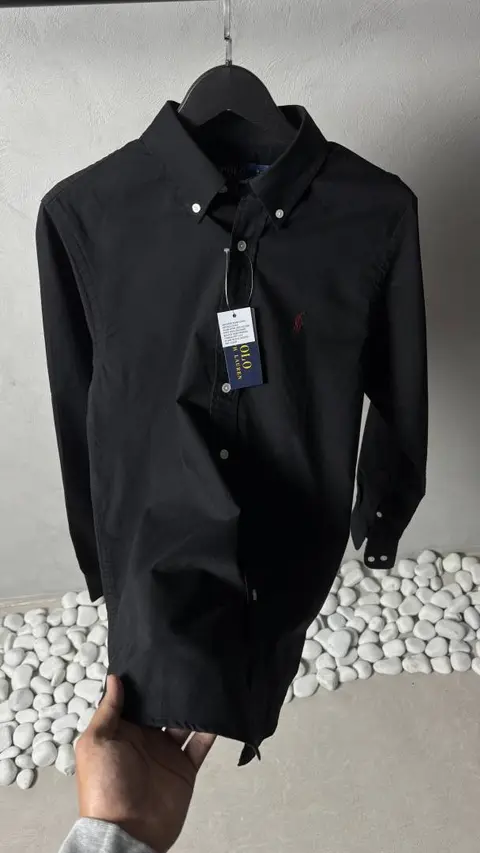 Ralph Lauren Polo Black Oxford Shirt 1007