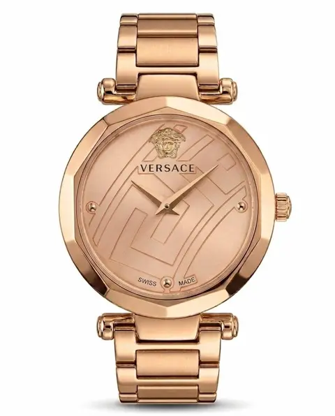 Versace heritage rose gold copper dail