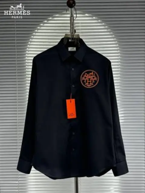 HERMMES PREMIUME SHIRT BLACK