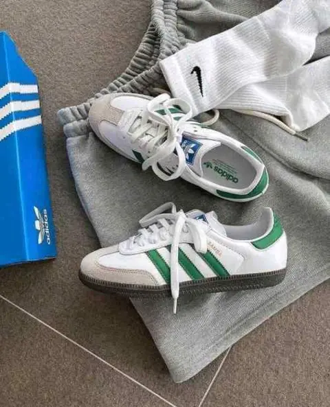 Adidas SAMBA WHITE GREEN 665