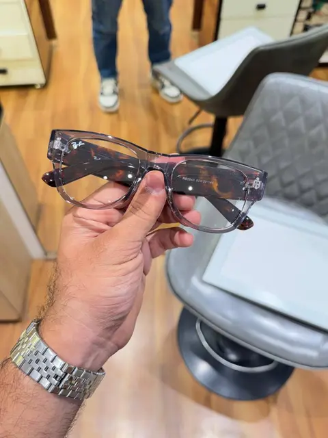 Ray-Ban 0840 grey tiger plano