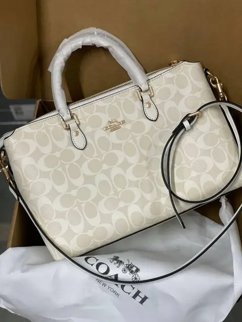 Coach Georgie Satchel Bag With OriginalBox DustCover