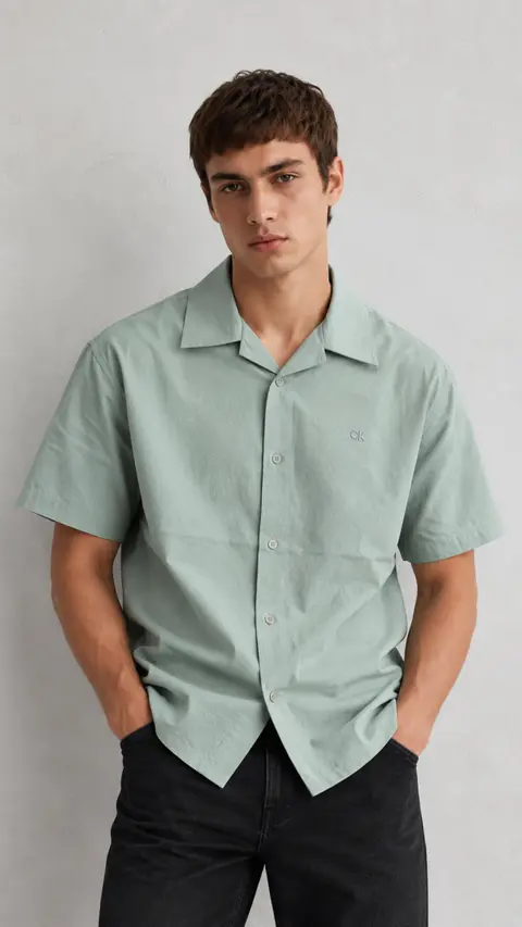 Calvin Kleiin Premium Half Sleeves Shirt 3033