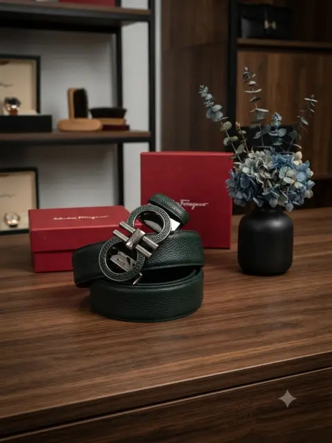 16 SF SALVATORE FERRAGAMMO PREMIUM QUALITY AUTOMATIC LOCK BELT