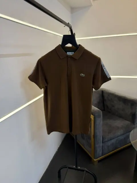 Lacoste Imported polo tshirt brown sale