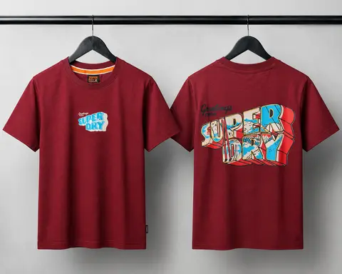 Supe r Dry Premium Round Neck T-Shirt 2333. Sale offer VS1000