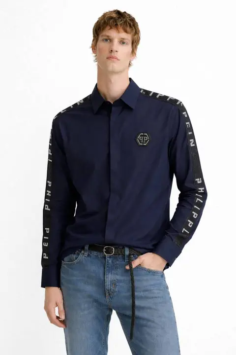 PHILIPP PLEIN IMPORTED STORE ARTICLE DIAMOND CHINA SHIRT