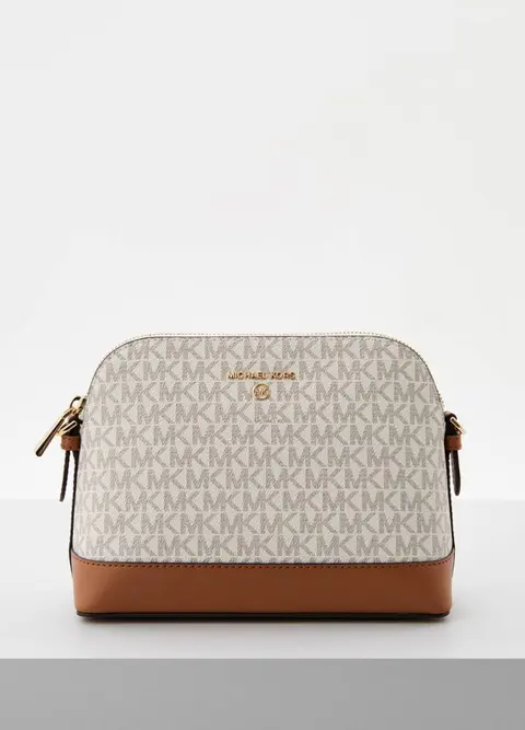 Michael Kors White Dome Crossbody Bag With OriginalBox