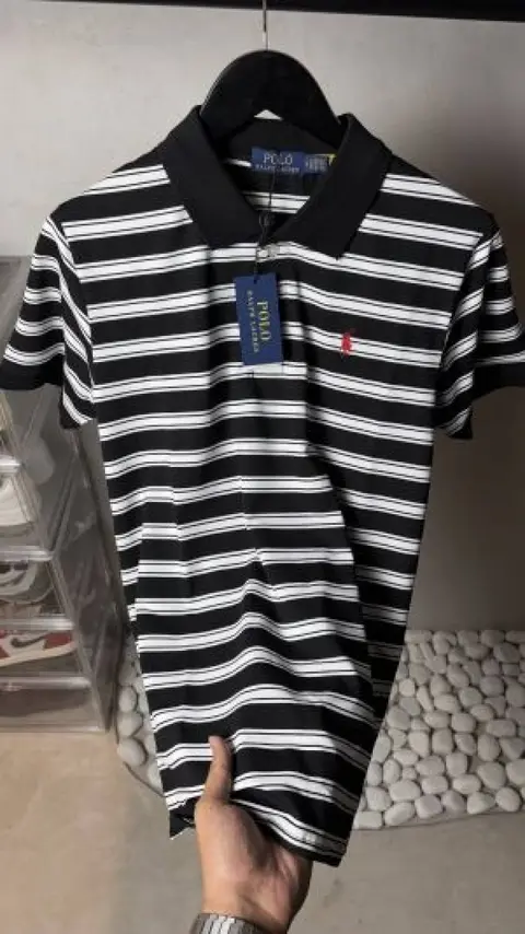 Ralph Laure n Premium Striped Polo T-Shirt With OG Packaging 1347. Sales offer VS1000