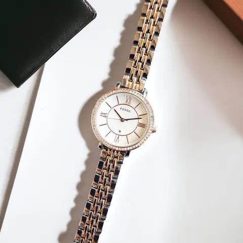 Fossil Jacqueline 2Ton-Copper-White