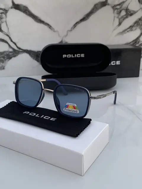 Police 55927 silver blue