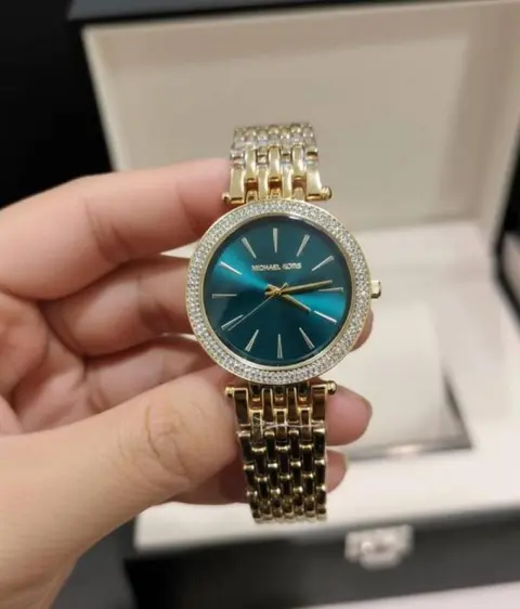 Michael Kors Darci Gold Green 465