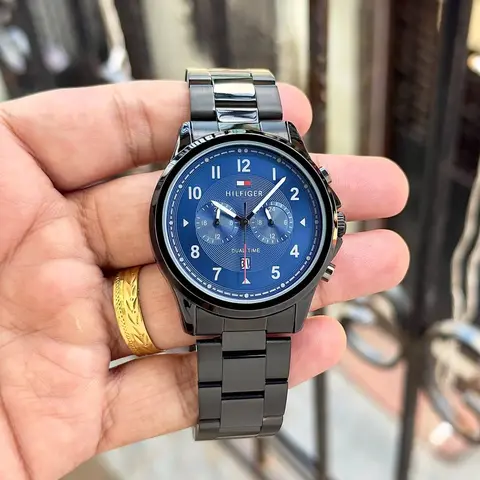Tommy Hilfigee r Dual Time Black Blue