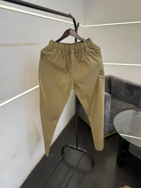 Zarra imported linen track trouser dusty olive