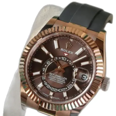 Rolex Oyster perpetual Sky Dweller - dial close-up