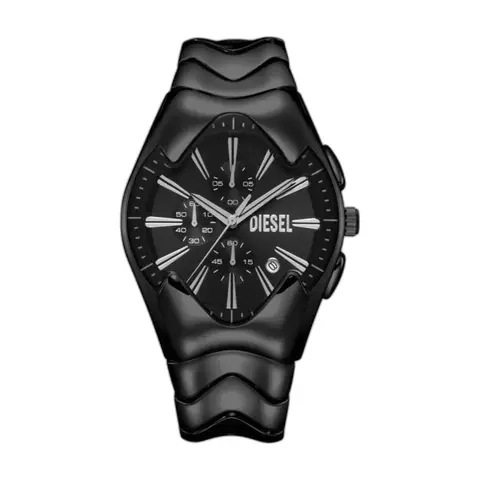 Diesel Mercurial Chronograph full black - front view