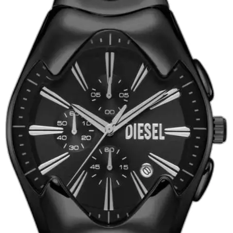 Diesel Mercurial Chronograph full black - dial close-up