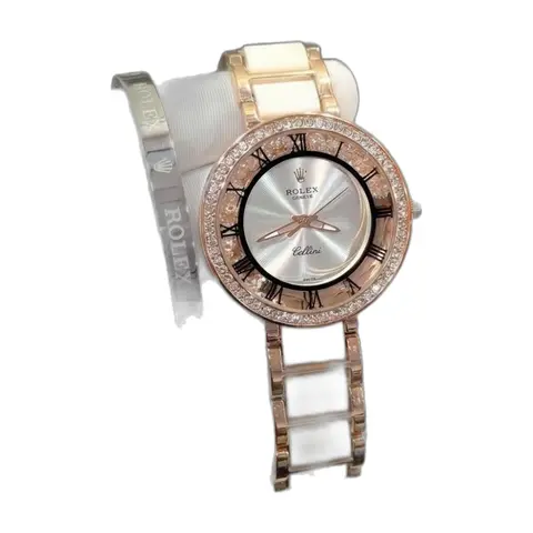 Rolex For Her With Bracelet 494 - front view