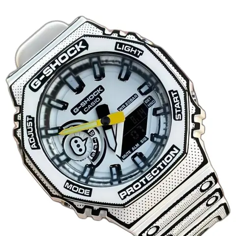 Casio G Shock Ga2100 Manga - dial close-up