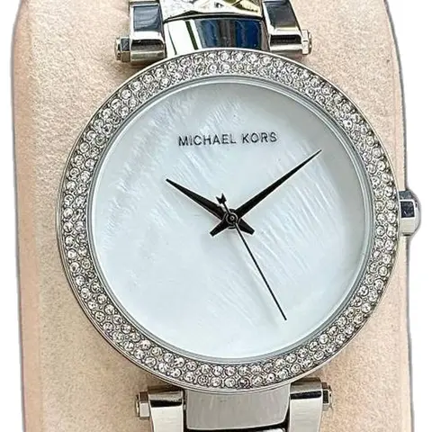 Michael kor e Parker Pave Silver - dial close-up