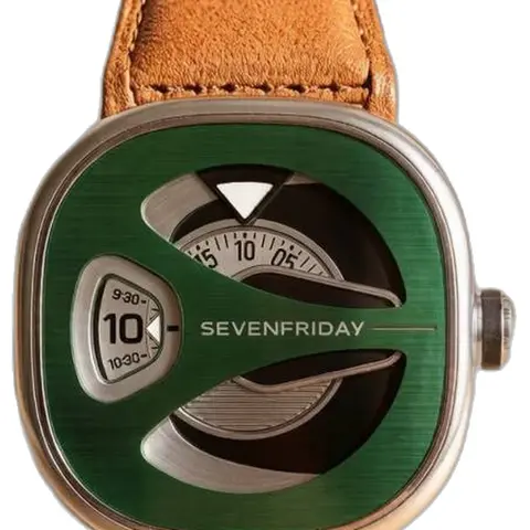SevenFriday Me Series Square Tic - dial close-up
