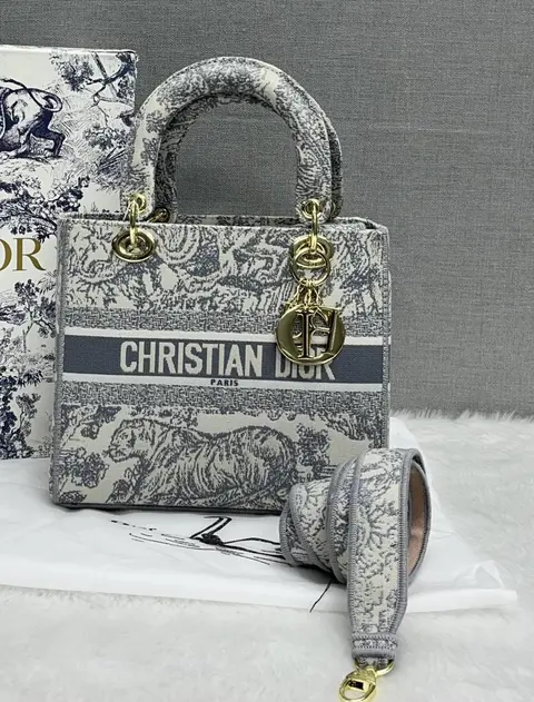 Dior Lady D Lite Grey With DustCover Premium