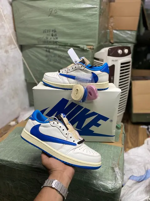 Travis Scott X Nikke Air Jordan 1 Low Fragment Heat UA QUALITY