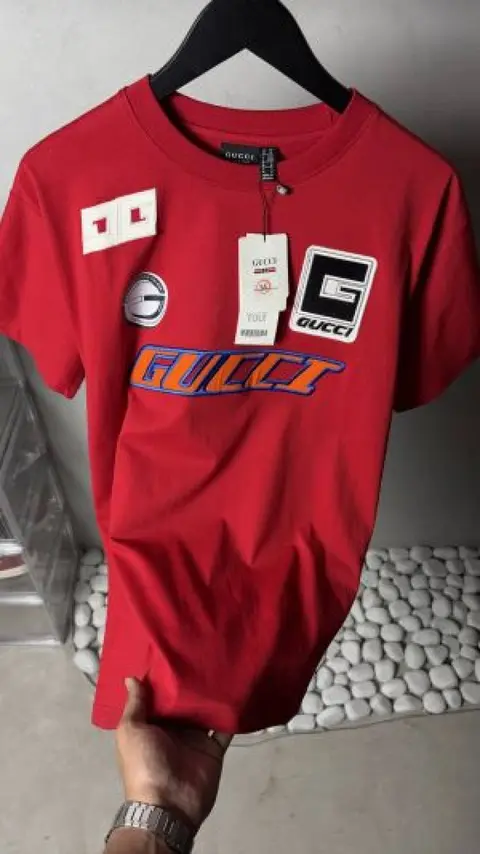 Gucci Premium Logo Patch T-Shirt 1297 Sale Offer VS1000