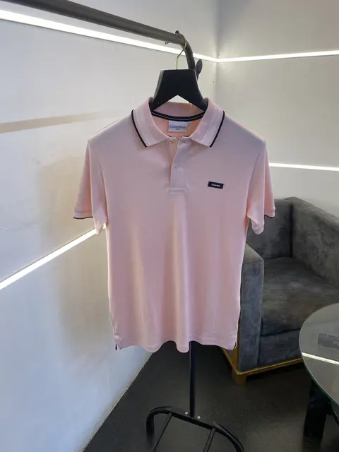 Calvin kline imported polo tshirt pink