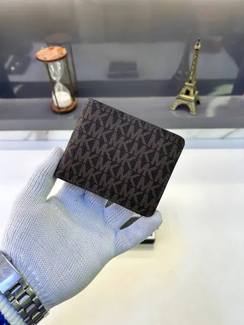 Mk Micheal Kors Brown Premium Quality Wallet Fa 884