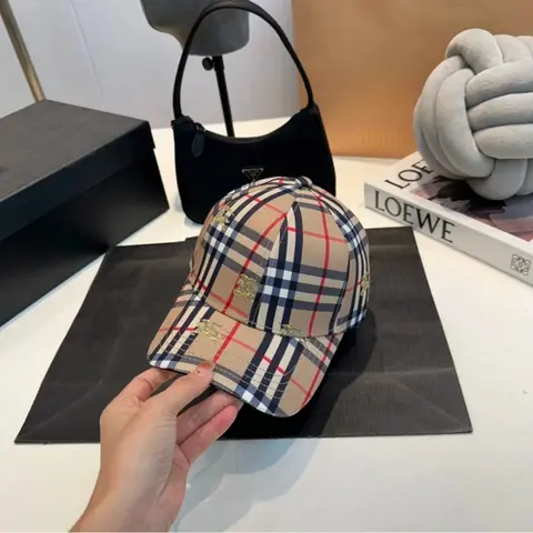 Burberry NoReturn Gold Equestrian Knight Monogram Premium Unisex Cap (With Safety Box)