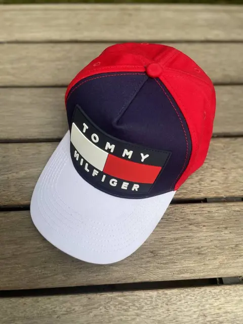 Tommy Hilfigar White Red Blue Premium Unisex Cap