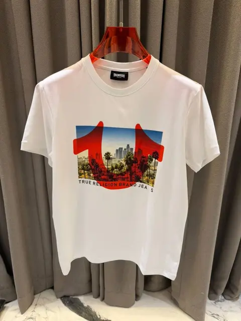 True Religion Round Neck T-shirt White