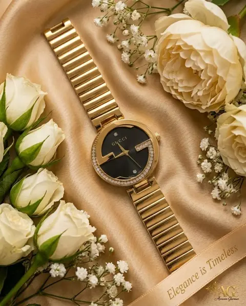 Gucci Interlocking G Gold-Black