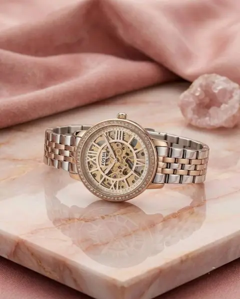 Fossil Delphi Automatic 2 ton pink